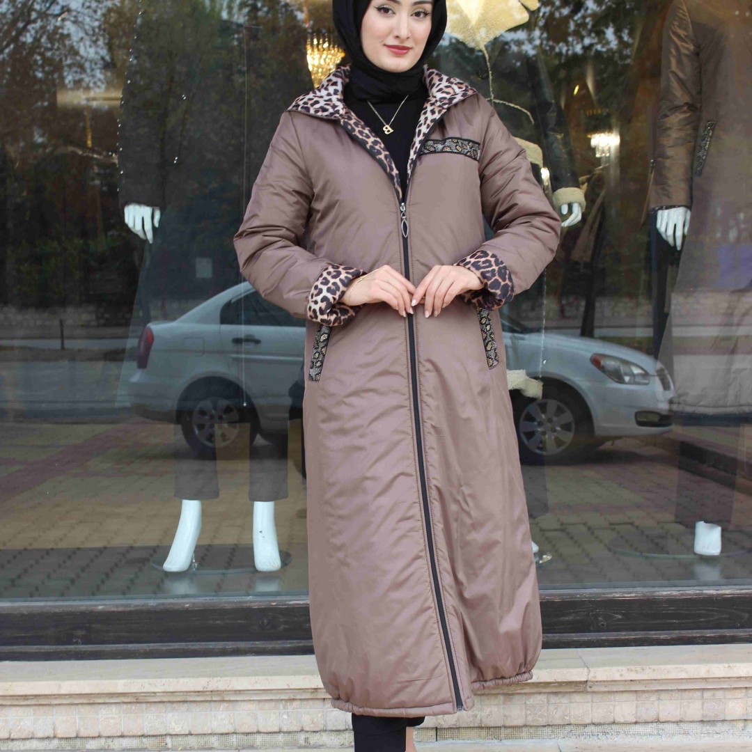 içi leoparlı kaban